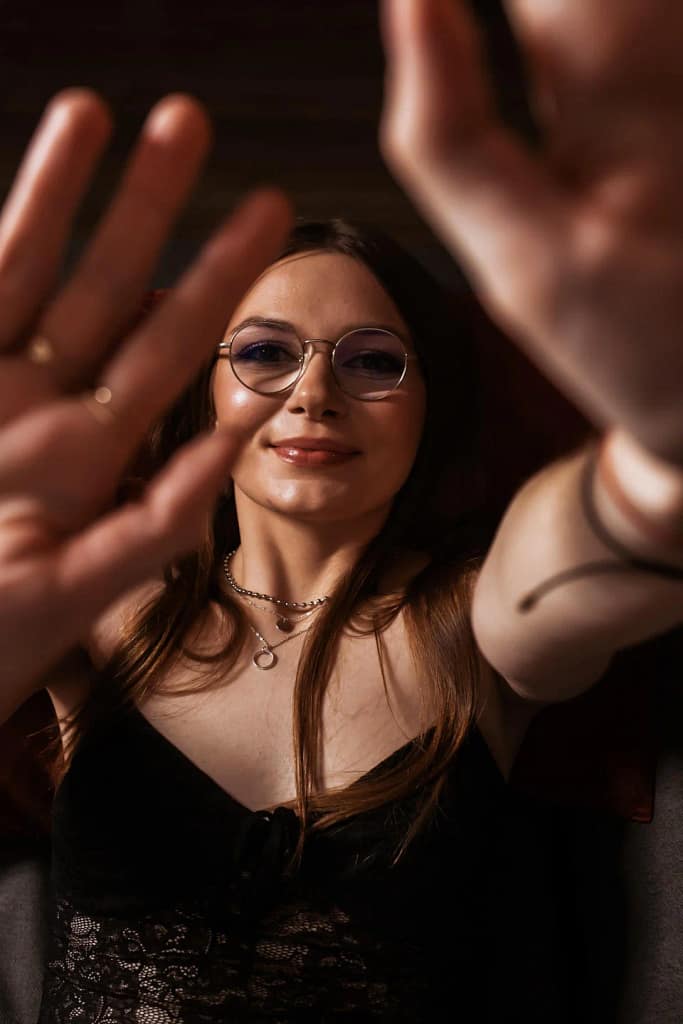 EllyBrune expose her warmth and light in this photo as she bears her say yes if the moment is right in her amature nude cam